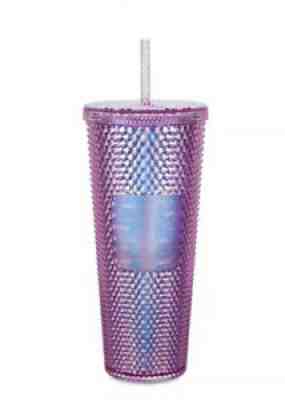 Disneyland Geometric Starbucks Tumbler PINK 2021 - IN HAND - NWT IN BOX Studded - Sold on eBay Nov 11, 2021 for $109.00