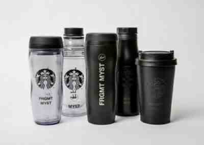 Starbucks x Fragment bottles Tumblers MIYASITA Shibuya Park Japan Limited NEW - Sold on eBay Sep 11, 2021 for $95.12