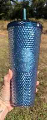Starbucks 2021 Glitter Cyan Blue Studded Venti Tumbler Indonesia 24oz BNWT - Sold on eBay Oct 25, 2021 for $105.99