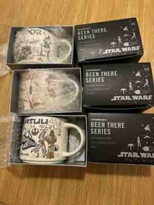 NEW Star Wars Starbucks Been There Series Mug Set Of 3 Tatooine, Batuu & Endor - Sold on eBay Oct 15, 2021 for $105.00