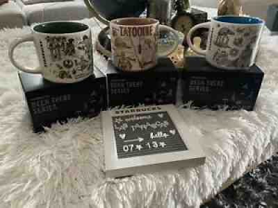 NEW Star Wars Starbucks Been There Series Mug Set Of 3 Tatooine, Batuu & Endor - Sold on eBay Sep 20, 2021 for $102.00