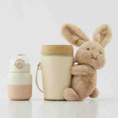 Starbucks 2021 China Autumn SS Thermos Straw Cup 13oz Rabbit Storage Bag Set - Sold on eBay Sep 14, 2021 for $100.74