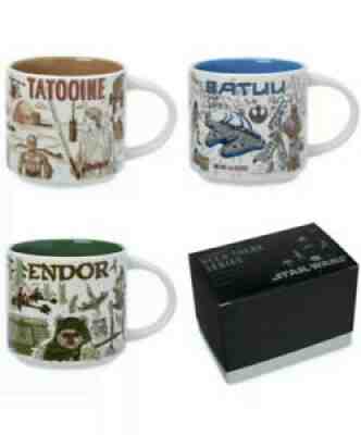 2021 Starbucks Star Wars May The 4th Mugs Been There Set, Endor Tatooine Batuu - Sold on eBay Aug 28, 2021 for $100.00