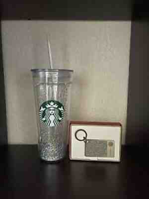 Starbucks Glitter glass + Swarovski Crystal Card Bundle - Sold on eBay Nov 21, 2021 for $1,100.00