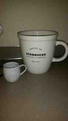 GIANT Starbucks RARE ABBEY mug (2 GALLONS ) - Sold on eBay Oct 29, 2021 for $450.00