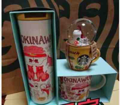 Starbucks Collectible Japan Cup and Snow Globe