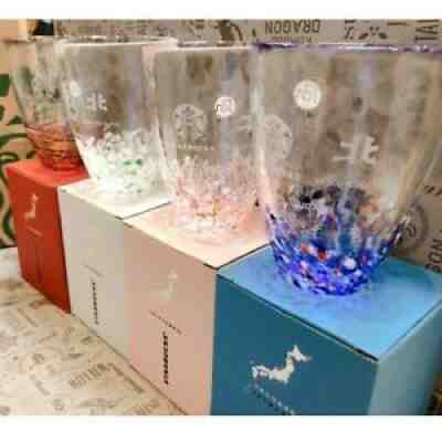 Starbucks Japan Vidro Glass Aomori Tsugaru Jimoto Series 266Ml 4Pcs Set - Sold on eBay Nov 20, 2021 for $224.09