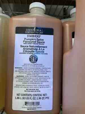STARBUCKS PUMPKIN SPICE SYRUP 63oz EXP-APR 2022 Free Shipping - Sold on eBay Nov 20, 2021 for $200.00
