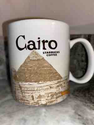 Starbucks CAIRO Icon Series Mug 2016 MIT w SKU, 16 oz Discontinued Pyramid Egypt