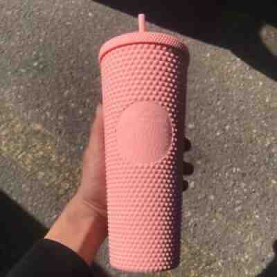 Starbucks Spring Collection 2020 Matte Pink Studded Tumbler 24oz Limited Edition - Sold on eBay Nov 20, 2021 for $150.00