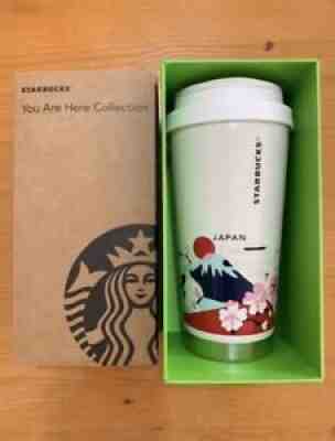 Starbucks Japan Stainless Steel Tumbler 473ml Mt Fuji Spring You Are Here Series