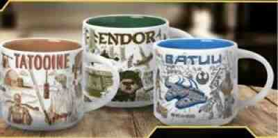 2021 Starbucks Star Wars May The 4th Mugs Been There Set, Endor Tatooine Batuu - Sold on eBay Nov 19, 2021 for $115.00