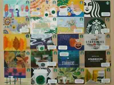 Starbucks cards " Different / Set of 78 " Old + New - Sold on eBay Oct 07, 2021 for $100.00