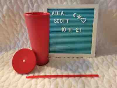 Starbucks Matte Red Soft Touch HTF rare - Sold on eBay Oct 19, 2021 for $100.00