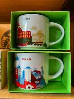 Starbucks Italy and Milan You are Here Collection 14 oz Coffee Mug - Sold on eBay Nov 12, 2021 for $100.00