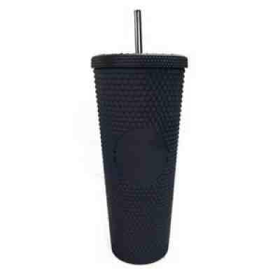 Starbucks Fall 2019 Matte Black Studded Tumbler Cup Diamond Limited Edition SKU - Sold on eBay Aug 25, 2021 for $99.99