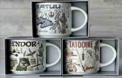 2021 Starbucks Star Wars May The 4th Mugs Been There Set, Tatooine Batuu Endor - Sold on eBay Sep 05, 2021 for $99.99