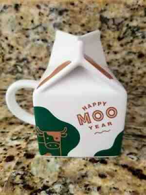 2021 Starbucks Chinese Lunar New Year Of The Ox "Happy Moo Year" Mug Cup 12 oz - Sold on eBay Sep 19, 2021 for $99.99