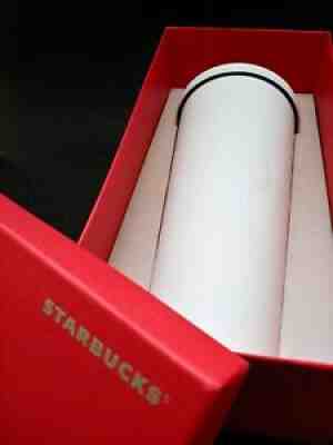 Starbucks Tumbler Matte White HTF 2015 Venti 24oz Stainless Steel - Sold on eBay Sep 27, 2021 for $99.99