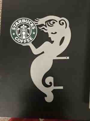 Vintage Starbucks Advertisement Sign Mermaid Logo 18.5â? Metal Coffee Adver - Sold on eBay Sep 29, 2021 for $99.99