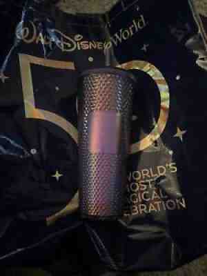 2021 Walt Disney World Starbucks Tumbler 50th Anniversary NEW - Sold on eBay Oct 13, 2021 for $99.99