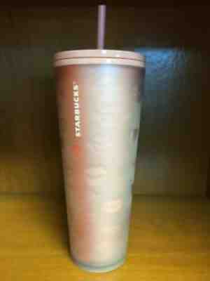 *NEW* STARBUCKS 24OZ FROSTED LIPS TUMBLER 2021 EXCLUSIVE **NO UPC CODE** - Sold on eBay Oct 21, 2021 for $99.99