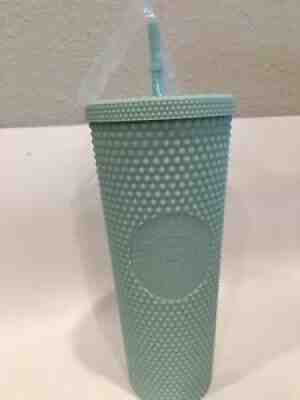 SWEET Starbucks Korea Matte Mint Studded Tumbler 24oz Venti Cold Cup 2021 FAST - Sold on eBay Oct 24, 2021 for $99.99