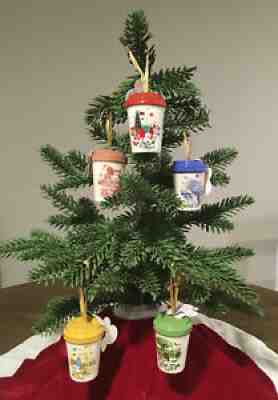 DISNEY WORLD 2021 STARBUCKS MINIATURE COFFEE CUP TUMBLER ORNAMENTS SET OF 5 NEW! - Sold on eBay Nov 21, 2021 for $99.99
