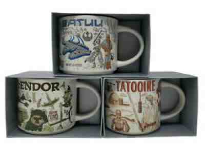 Starbucks Star Wars Been There Series Batuu Endor Tatooine 2021 Mugs Set of 3 - Sold on eBay Sep 14, 2021 for $99.95