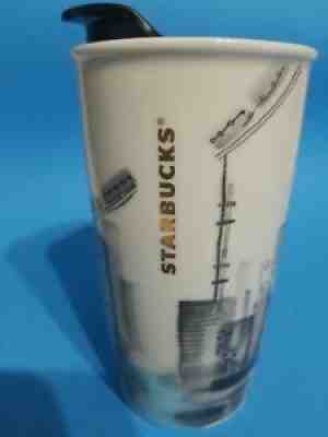 Starbucks Chicago Dot Collection 2015 Ceramic Double Wall Traveler Tumbler Mug - Sold on eBay Oct 02, 2021 for $99.90