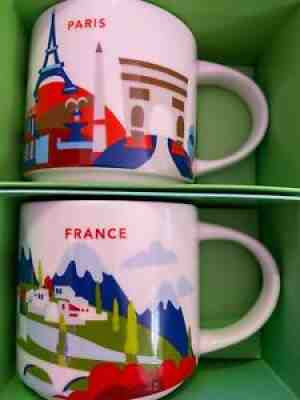Starbucks FRANCE + PARIS You Are Here YAH Collector Series Mug with SKU - Sold on eBay Sep 22, 2021 for $99.00
