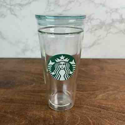 HTF 2017 Starbucks Venti Green Siren 20 oz Clear Double Glass Tumbler - Sold on eBay Nov 09, 2021 for $99.00
