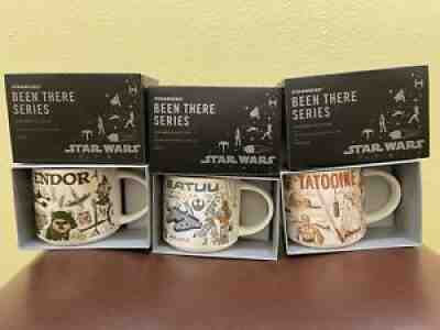 2021 Starbucks Star Wars May The 4th Mugs Been There Set, Endor Tatooine Batuu - Sold on eBay Aug 28, 2021 for $98.99