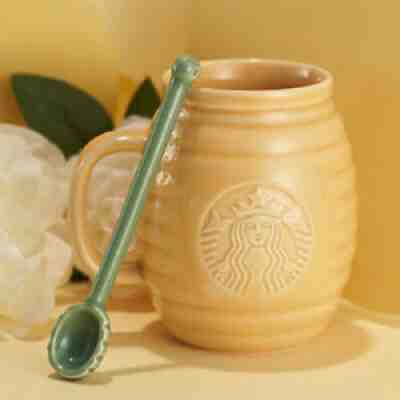 Starbucks China 2021 Valentine's Day Gift Sweet Honey Jar 12oz Ceramic Mugs - Sold on eBay Oct 04, 2021 for $98.00