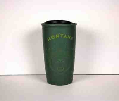 NEW Starbucks Ceramic Tumbler 12 oz Montana MT Grizzly Bear The Last Best Place - Sold on eBay Nov 23, 2021 for $199.97