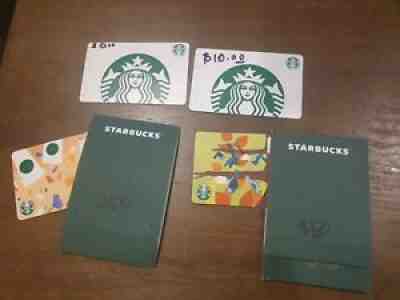 starbucks gift card $120 total , $10x2 ,$50x2 - Sold on eBay Nov 21, 2021 for $98.00