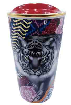 Starbucks Tristan Eaton Sumatra Tiger Travel Mug Coffee Cup Ceramic Limited Ed.