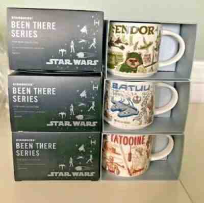 Disney Starbucks Been There Series Star Wars Batuu Endor Tatooine Mugs May the 4 - Sold on eBay Sep 13, 2021 for $95.00