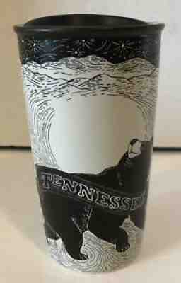 Starbucks 2016 Tennessee Bear & Birds Ceramic Traveler Tumbler 12 oz - Sold on eBay Oct 07, 2021 for $95.00