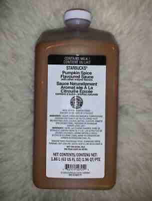 Starbucks Pumpkin Spice Sauce Last One - Sold on eBay Oct 08, 2021 for $95.00