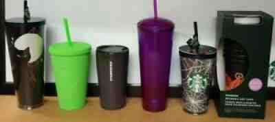 ð??¥ð???6 PACK of Starbucks Halloween 2021 Collection with coveted Glow in dark ++++ - Sold on eBay Nov 09, 2021 for $95.00