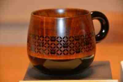 Wooden Lacquer Coffee Cup Made in Japan Starbucks NEW - Sold on eBay Nov 22, 2021 for $95.00