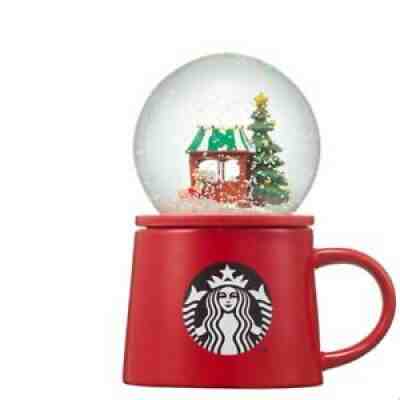 Starbucks Korea 2020 Holiday waterglobe mug 237ml - Sold on eBay Nov 01, 2021 for $94.99