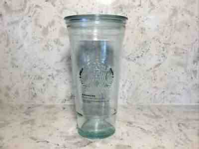 Starbucks 20oz VENTI RECYCLED GLASS Cold Cup Tumbler Made in Spain RARE w/ LID - Sold on eBay Oct 16, 2021 for $94.95