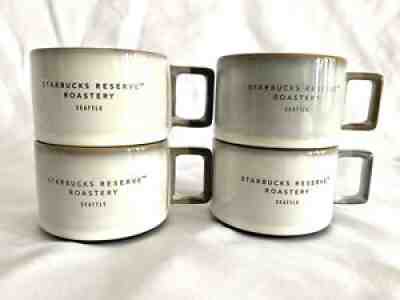 Starbucks 2017 Reserve Roastery Seattle 3oz Demitasse Espresso Beige Coffee Mugs - Sold on eBay Nov 21, 2021 for $92.00