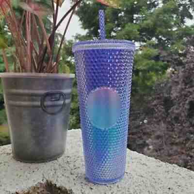STARBUCKS 2021 studded blue and purple ombre venti summer 2021 bling tumbler cup - Sold on eBay Sep 28, 2021 for $90.00
