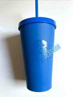 Starbucks Royal Cobalt Blue Matte Soft Touch Venti 16 oz Tumbler Very Rare NEWâ­ï¸ - Sold on eBay Oct 06, 2021 for $90.00