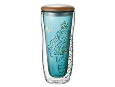 RARE Starbucks 10 oz Siren Double Wall Mug 50th Anniversary Limited Edition - Sold on eBay Aug 25, 2021 for $89.99
