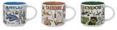 2021 Starbucks Star Wars May The 4th Mugs Been There - Endor Tatooine Batuu NIB - Sold on eBay Sep 04, 2021 for $89.99