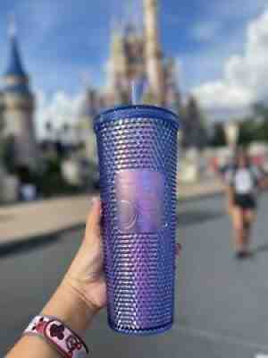Disney Parks Starbucks 50th Anniversary Studded 24oz Tumbler Cup In Hand! - Sold on eBay Oct 01, 2021 for $89.95
